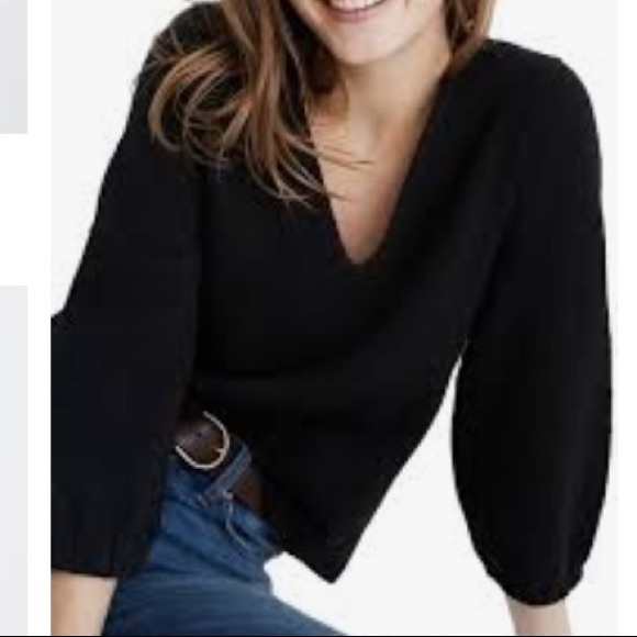 MADEWELL TEXTURE & THREAD  LONG SLEEVE TOP - Picture 4 of 15